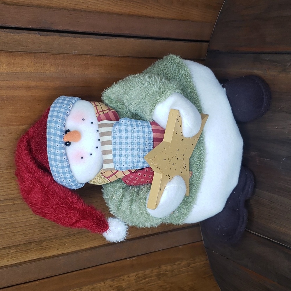 NWT Plush Decorative Snowman